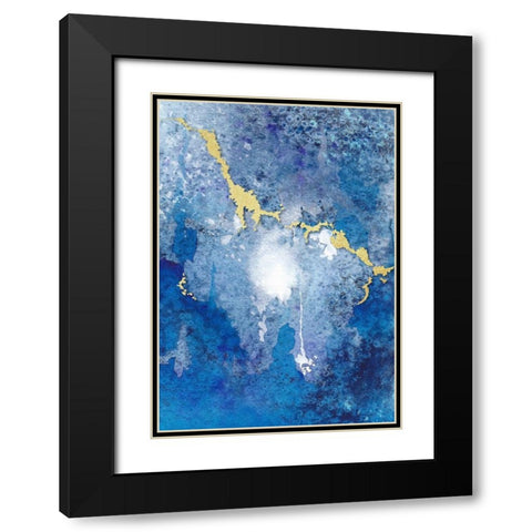 From Above II Black Modern Wood Framed Art Print with Double Matting by Diannart