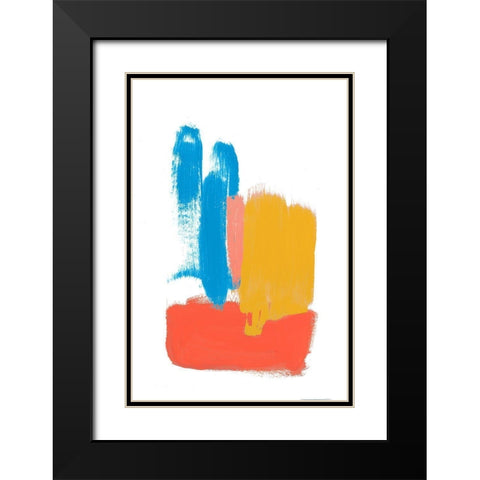 Colorful Mindful Art II Black Modern Wood Framed Art Print with Double Matting by Bryant, Susan