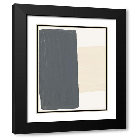 Mindful Neutrals I Black Modern Wood Framed Art Print with Double Matting by Bryant, Susan