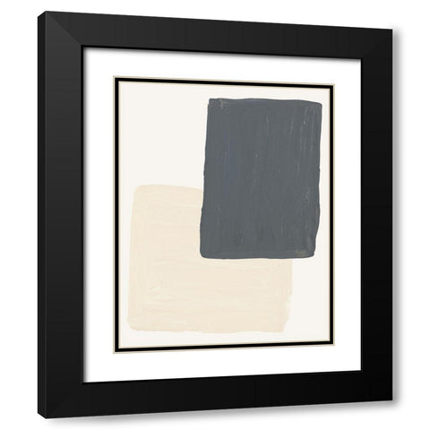 Mindful Neutrals II Black Modern Wood Framed Art Print with Double Matting by Bryant, Susan