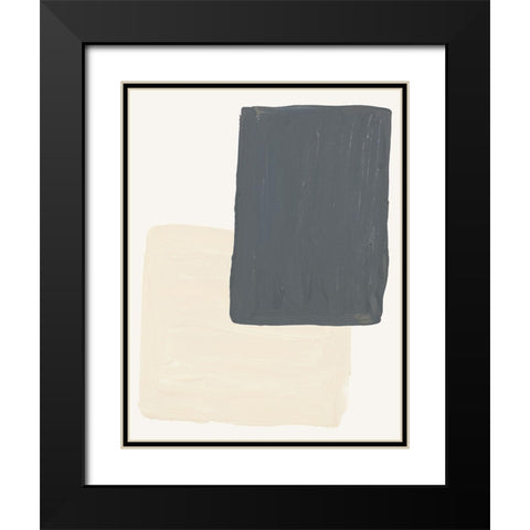 Mindful Neutrals II Black Modern Wood Framed Art Print with Double Matting by Bryant, Susan