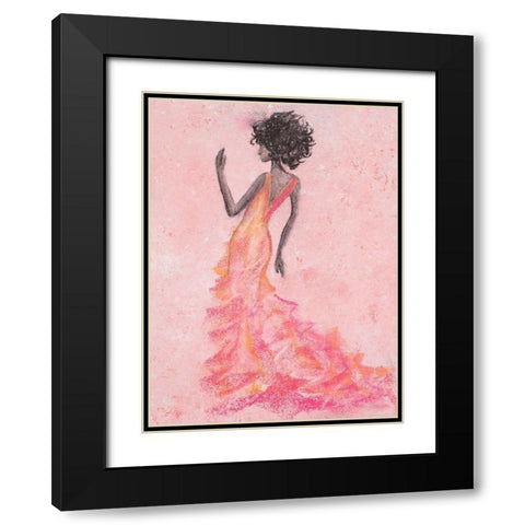 Xhose Woman in Pink Black Modern Wood Framed Art Print with Double Matting by Ritter, Gina