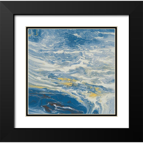 Cool Oasis Black Modern Wood Framed Art Print with Double Matting by Gonzalez, Roberto