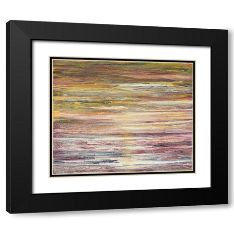 White Rapids at Sunset Black Modern Wood Framed Art Print with Double Matting by Gonzalez, Roberto