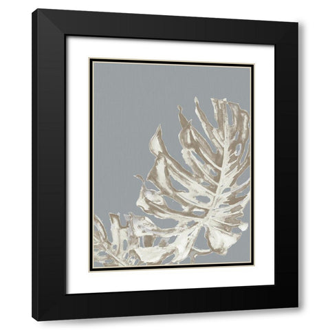La Naturaleza on Gray I Black Modern Wood Framed Art Print with Double Matting by Pinto, Patricia