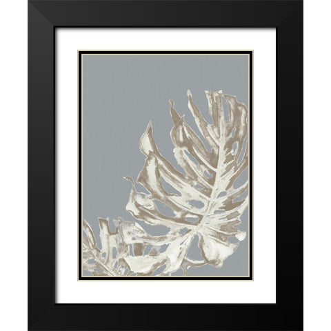 La Naturaleza on Gray I Black Modern Wood Framed Art Print with Double Matting by Pinto, Patricia