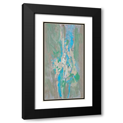 Neutral Tierra I Black Modern Wood Framed Art Print with Double Matting by Pattinian, Merri