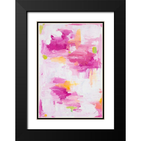 Urban Blush I Black Modern Wood Framed Art Print with Double Matting by Hewitt, L.