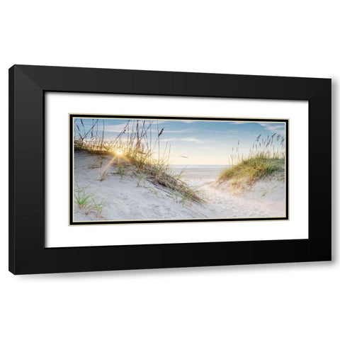 Sunrise Black Modern Wood Framed Art Print with Double Matting by Amos, Andy