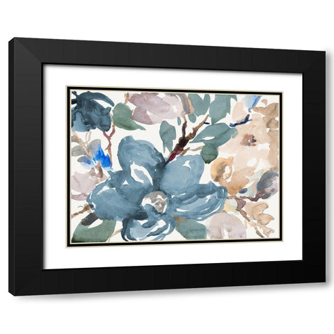 Spring Garden II Black Modern Wood Framed Art Print with Double Matting by Loreth, Lanie