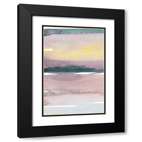 Cotton Candy Sky Black Modern Wood Framed Art Print with Double Matting by Loreth, Lanie
