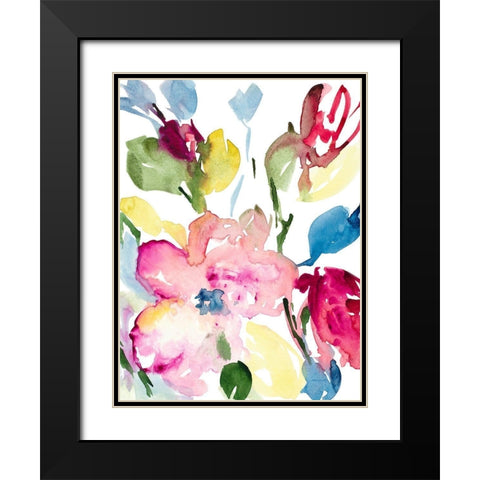 Majestic Blooms Black Modern Wood Framed Art Print with Double Matting by Loreth, Lanie