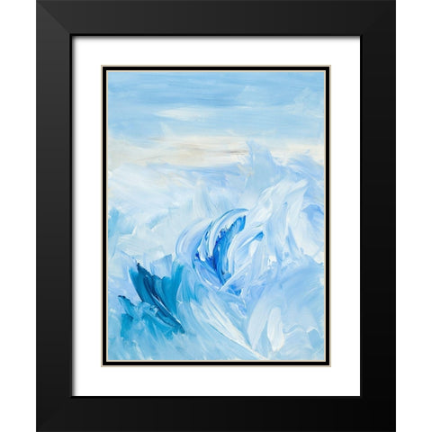 Oh, the Sea Black Modern Wood Framed Art Print with Double Matting by Loreth, Lanie