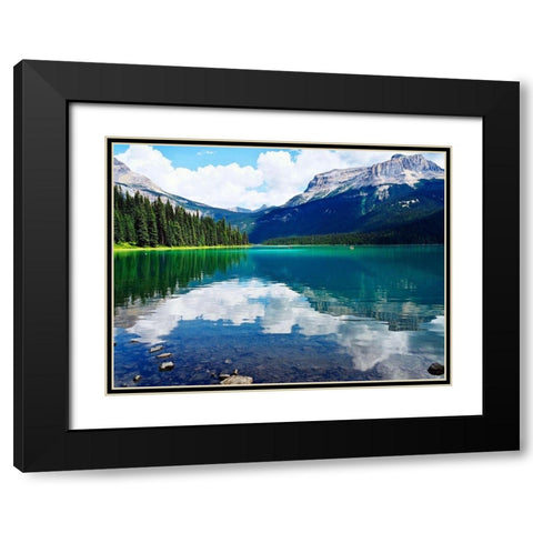 Clear Views Black Modern Wood Framed Art Print with Double Matting by Peck, Gail