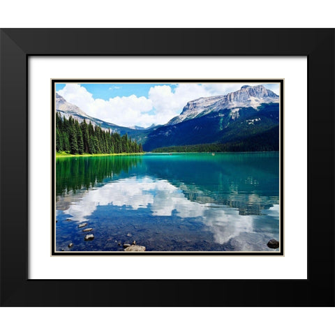 Clear Views Black Modern Wood Framed Art Print with Double Matting by Peck, Gail