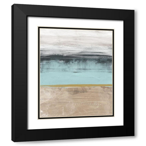 Familiar Feeling Black Modern Wood Framed Art Print with Double Matting by Meneely, Dan
