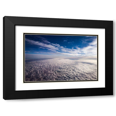 From the Sky Black Modern Wood Framed Art Print with Double Matting by Bill Carson Photography
