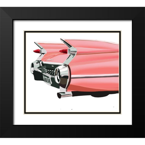Retro Classic Black Modern Wood Framed Art Print with Double Matting by Bucheli, Jen