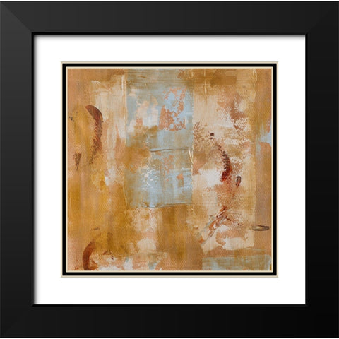 Textured Space I Black Modern Wood Framed Art Print with Double Matting by Loreth, Lanie