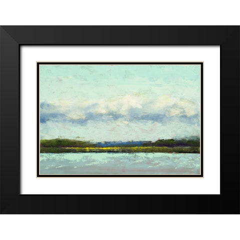 Distance Of The Ocean Black Modern Wood Framed Art Print with Double Matting by Green, Jenny