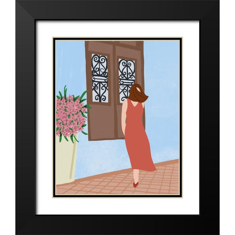 Dress and Ready I Black Modern Wood Framed Art Print with Double Matting by Quach, Anna