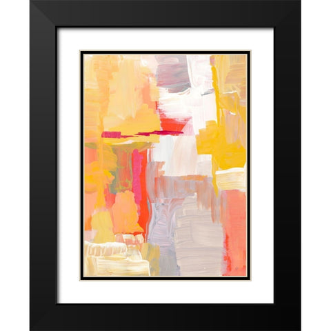 Joyful Morning Black Modern Wood Framed Art Print with Double Matting by Loreth, Lanie
