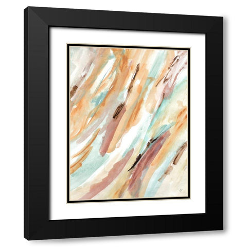 Coordination Black Modern Wood Framed Art Print with Double Matting by Loreth, Lanie