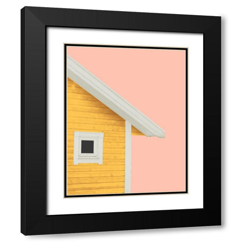 Summer Cabin Black Modern Wood Framed Art Print with Double Matting by Wilson, Kali