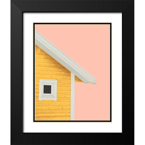 Summer Cabin Black Modern Wood Framed Art Print with Double Matting by Wilson, Kali