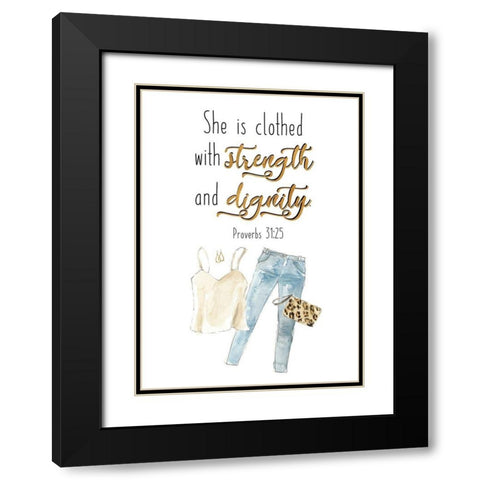 Animal Print Vibes I Black Modern Wood Framed Art Print with Double Matting by Loreth, Lanie