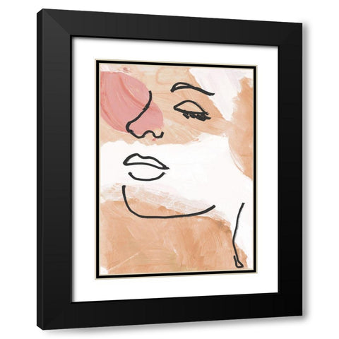 Aloof Expression Black Modern Wood Framed Art Print with Double Matting by Loreth, Lanie