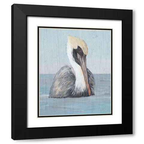 Pelican Wash II Black Modern Wood Framed Art Print with Double Matting by DeRice, Julie