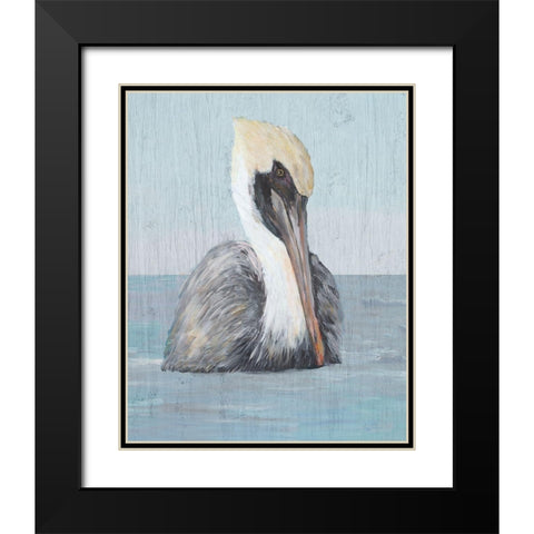 Pelican Wash II Black Modern Wood Framed Art Print with Double Matting by DeRice, Julie