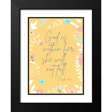 Spiritual Guidance I Black Modern Wood Framed Art Print with Double Matting by Quach, Anna