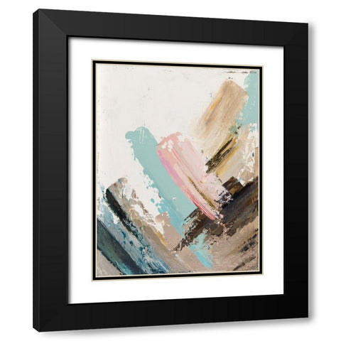 Summer Sorbet Black Modern Wood Framed Art Print with Double Matting by Pinto, Patricia