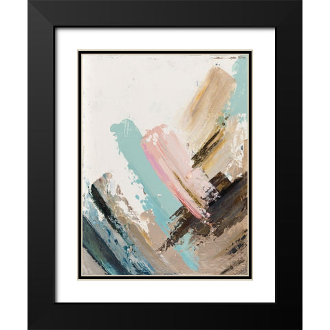 Summer Sorbet Black Modern Wood Framed Art Print with Double Matting by Pinto, Patricia