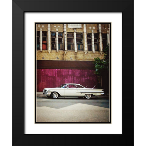 Hot Ride Black Modern Wood Framed Art Print with Double Matting by Bucheli, Jen