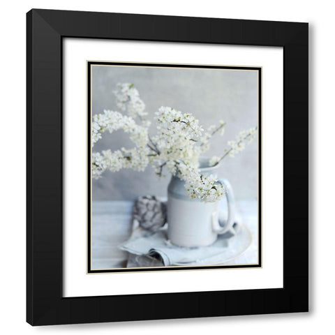 Embracing the Season Black Modern Wood Framed Art Print with Double Matting by Gardner, Sarah
