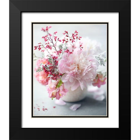 Morning Bliss Black Modern Wood Framed Art Print with Double Matting by Gardner, Sarah