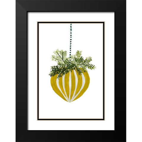 Modern Ornament I Black Modern Wood Framed Art Print with Double Matting by Loreth, Lanie