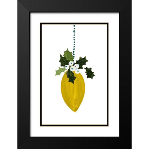 Modern Ornament II Black Modern Wood Framed Art Print with Double Matting by Loreth, Lanie