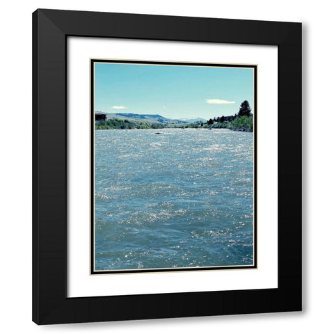 Natures Beauty Black Modern Wood Framed Art Print with Double Matting by Coppel, Anna