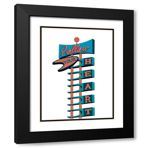 Inspirational Signs I Black Modern Wood Framed Art Print with Double Matting by Bucheli, Jen