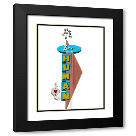 Inspirational Signs II Black Modern Wood Framed Art Print with Double Matting by Bucheli, Jen