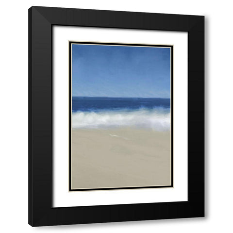 Beach Dreaming II Black Modern Wood Framed Art Print with Double Matting by Meneely, Dan