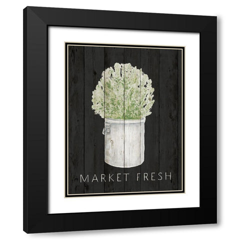 Market Fresh Black Modern Wood Framed Art Print with Double Matting by Gaynor, Janice