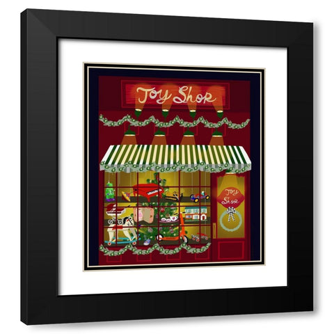 Toy Shop Black Modern Wood Framed Art Print with Double Matting by Bucheli, Jen