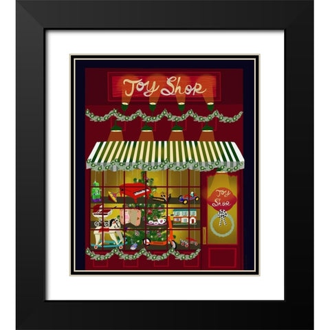 Toy Shop Black Modern Wood Framed Art Print with Double Matting by Bucheli, Jen