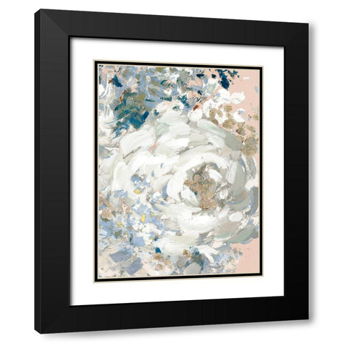 Floral Peace Morning II Black Modern Wood Framed Art Print with Double Matting by Loreth, Lanie