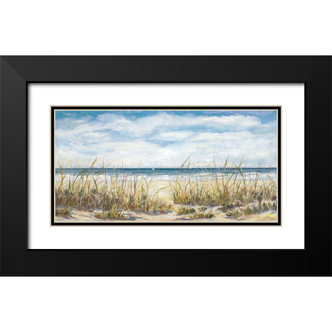 Sailing the Beautiful Coast Black Modern Wood Framed Art Print with Double Matting by DeRice, Julie
